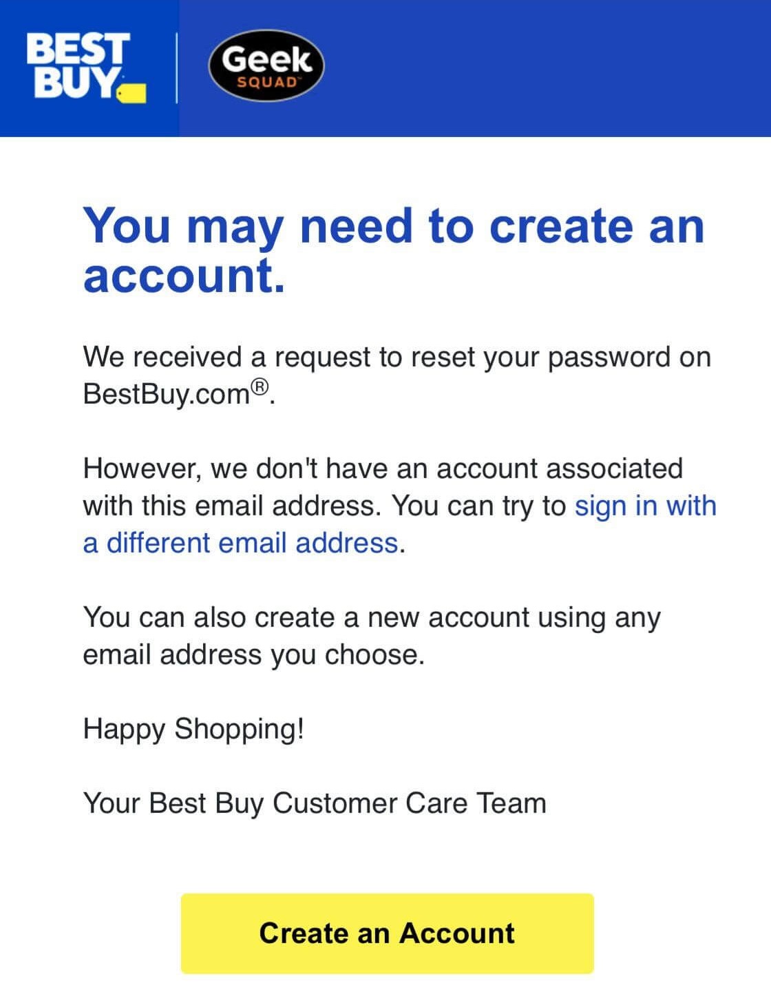 Password Reset Scam