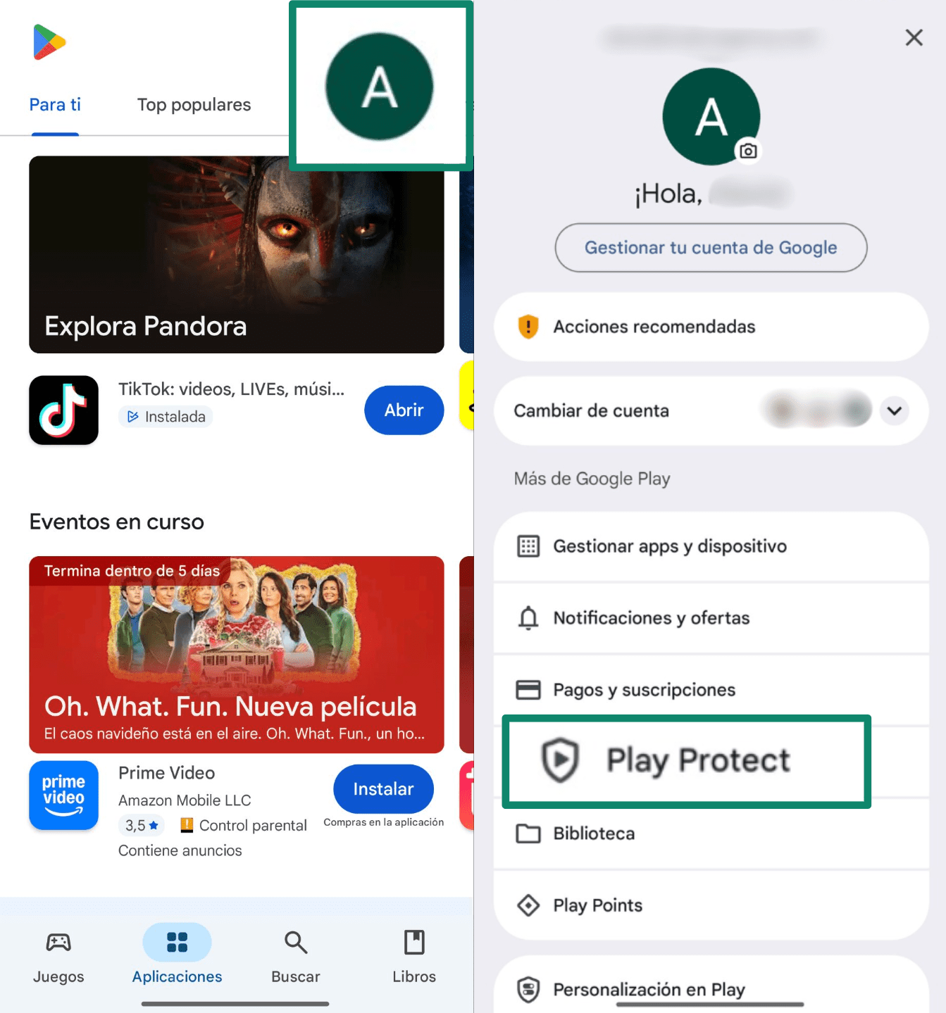 Tap Play Protect Es
