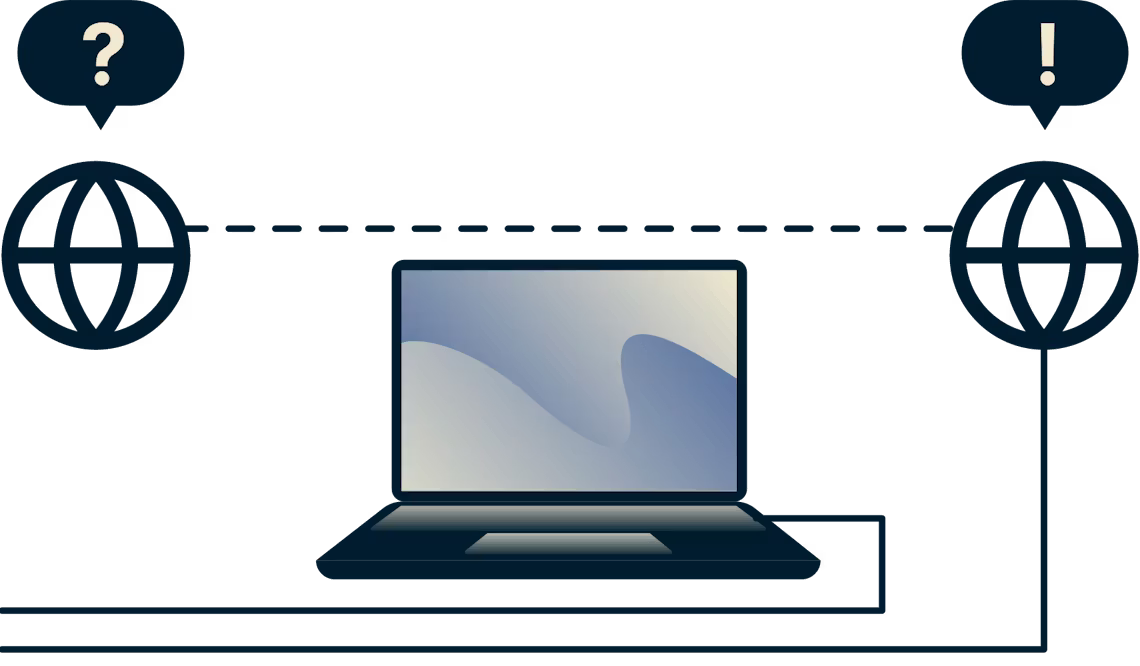 Jak ominąć konflikty peeringowe z VPN: Diagram przedstawiający dostawcę usług internetowych, kt&oacute;ry nie może spowolnić wideo z powodu peeringu.